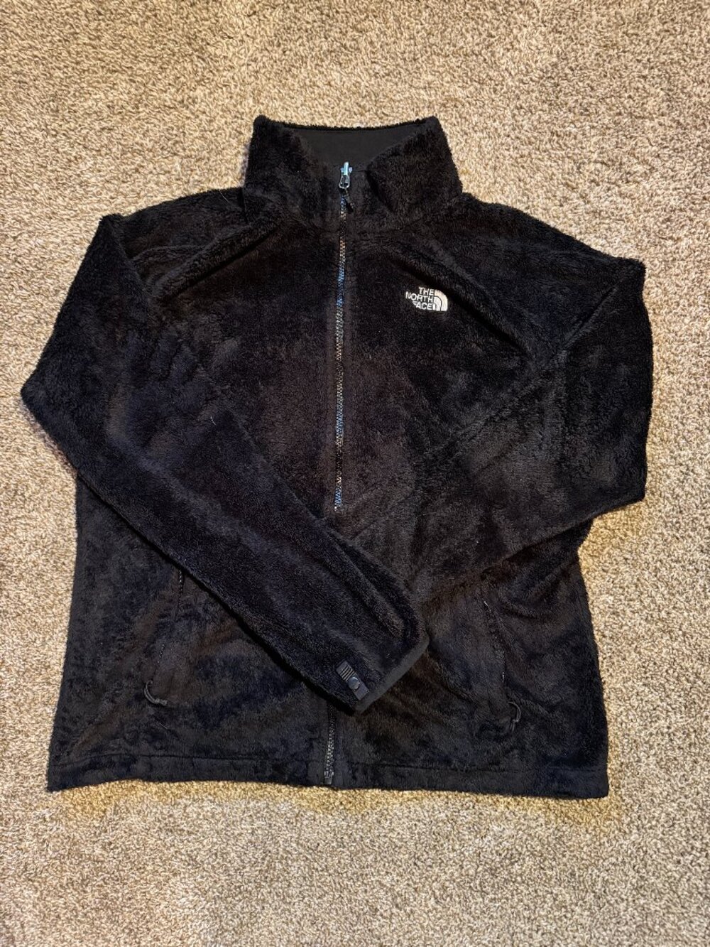 The North Face Osito Full Zip Fleece Jacket Size Women's Large Black‎